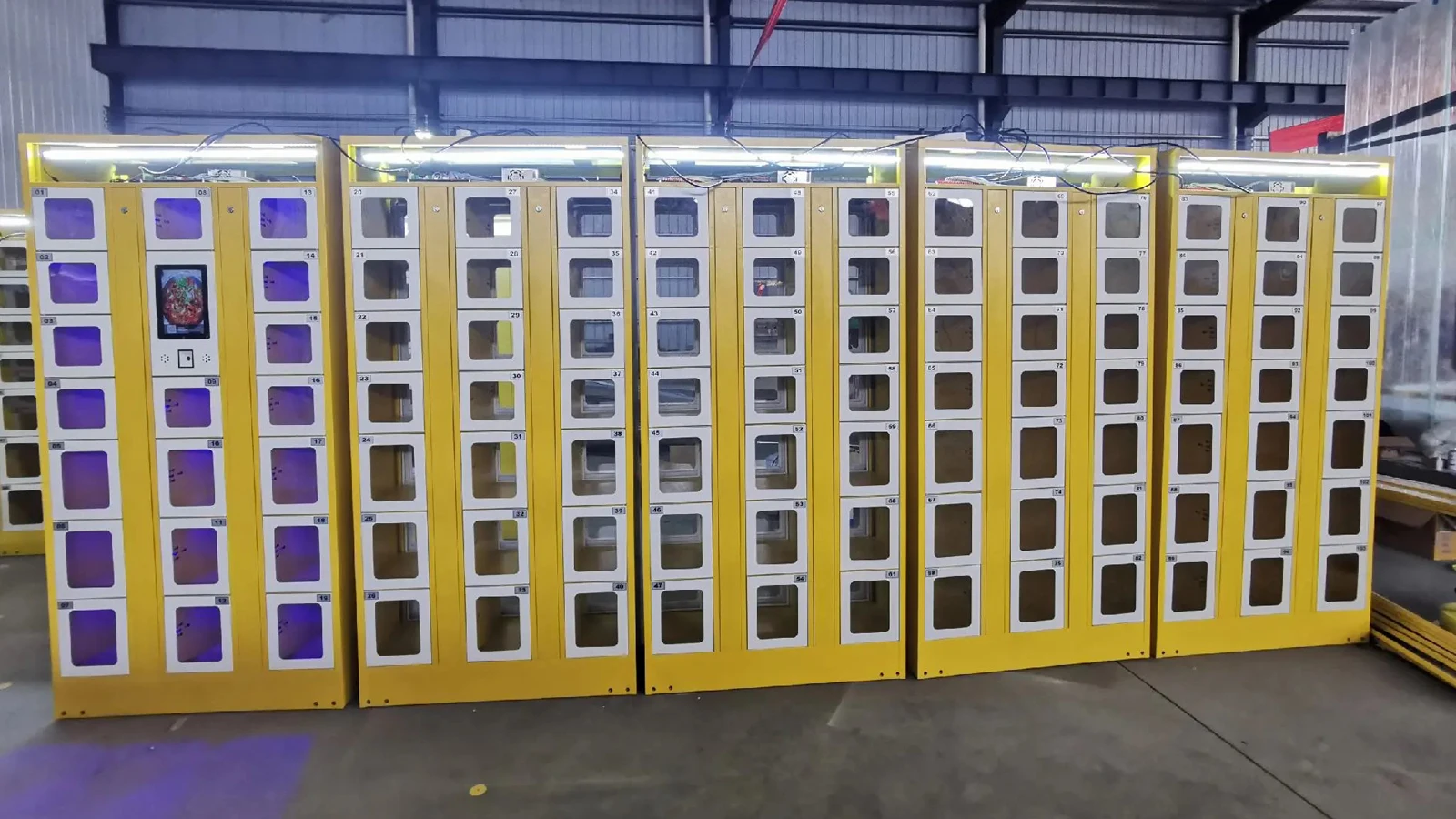 도매가 판매 디지털 잠금 스마트 락커 시스템 맞춤형 야외 양면 주문 배송 전자상거래 락커 박스