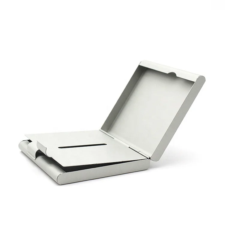 High Quality Promotion Gifts Tobacco Box 20pcs Capacity Metal Aluminium  Alloy Cigarette case