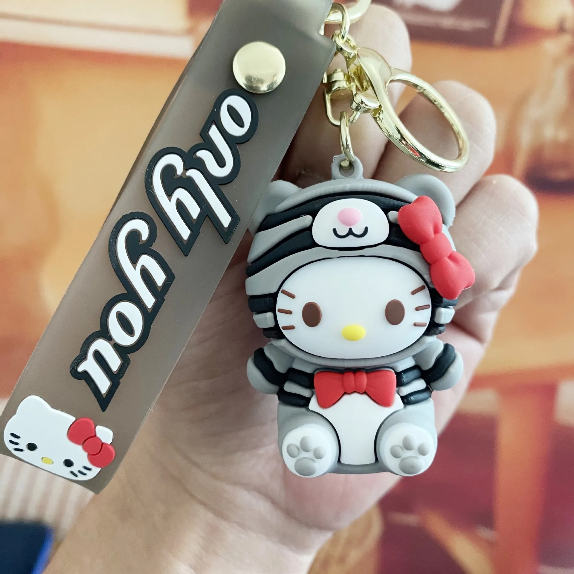 Cute Kuromi Melody Sanrio Hello Kitty Keychain Kawaii