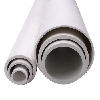Customized by Chinese manufacturer Round White Plastic Extruded  ABS pipe