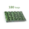 1.  5 seda, 12 rollos, bolsa OPP ecológica de hueso verde.