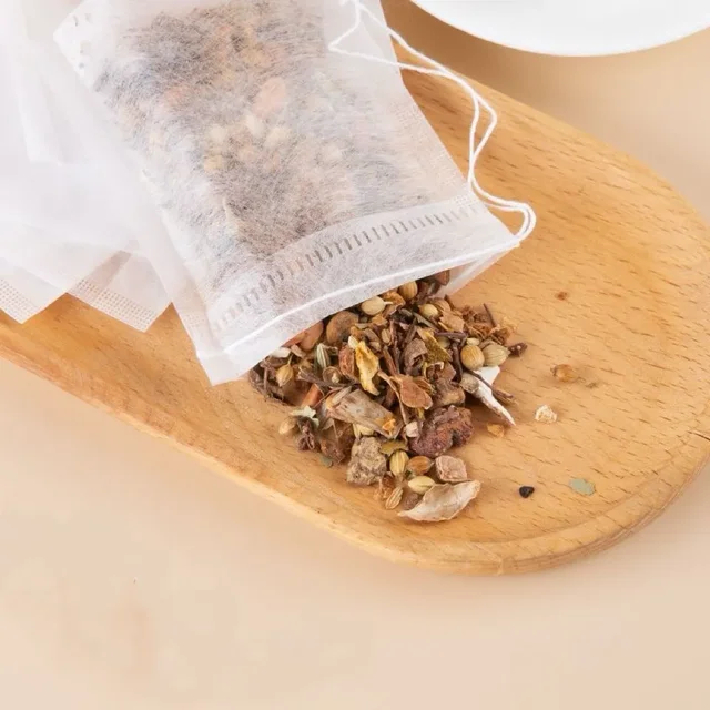 Wholesale Strong Permeability Corn Fiber Tea Bags Food Grade Polylactic Acid Biodegradable Empty Tea Bags Packaging Printing