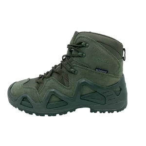 Combat Tactical Boots Style Shoes Equipment Style Tactical Shoes Mid Cut Cow Suede Leather