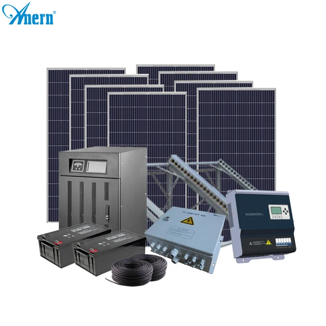 Anern off grid solar system 30kw solar mounting system