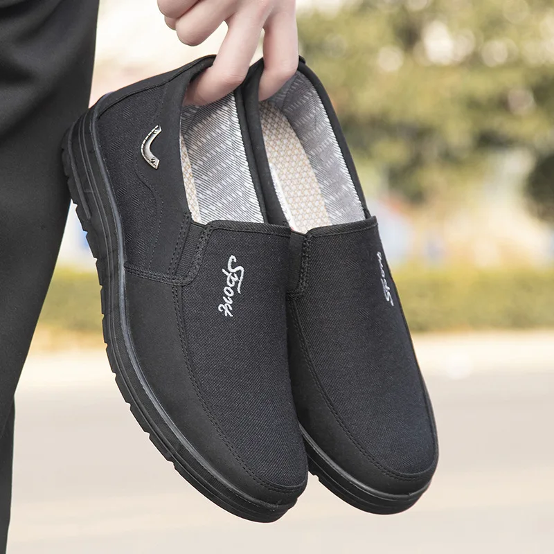 Smart Canvas Shoes Men Sneakers Breathable Durable