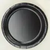 Plato de papel negro de 9 pulgadas * 10 piezas