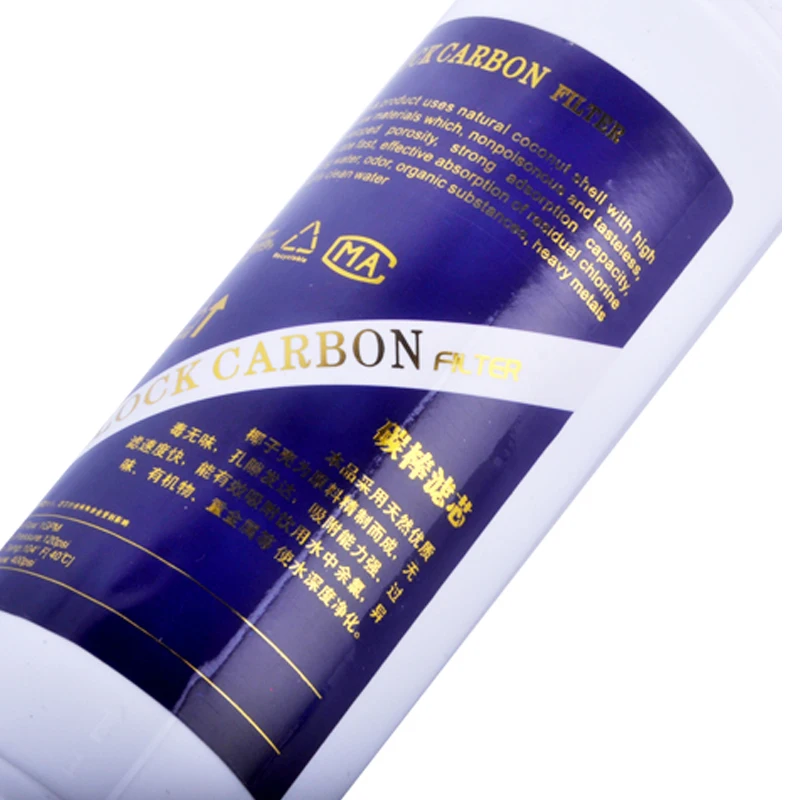 Korea Quick Connect Water Filter Purifier Cartridge PPF GAC CTO for Household 5 Stages Water Purification System Replacement
