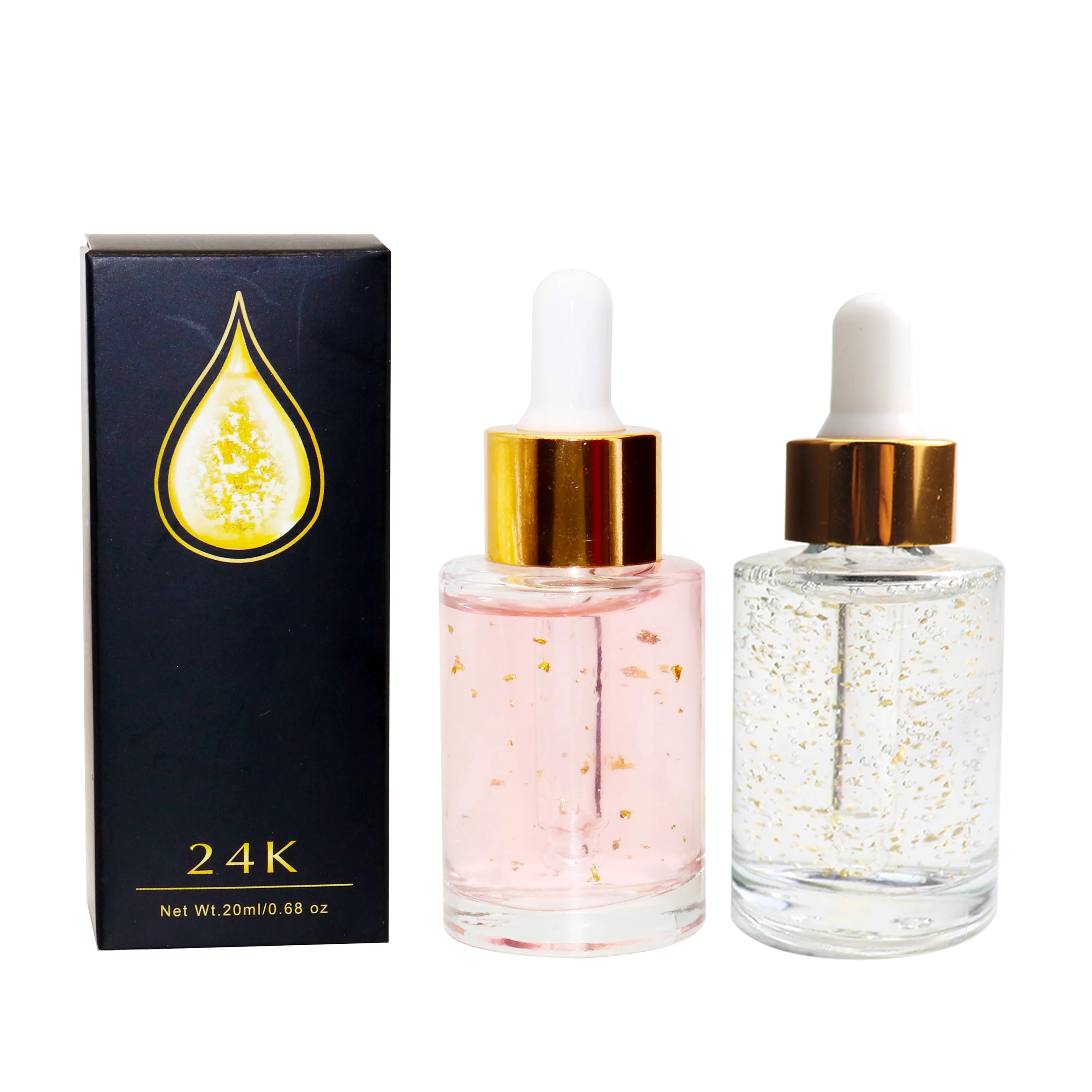 private label 24k gold face serum