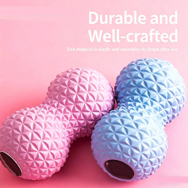 Hot Selling New 16cm Diamond Pattern Peanut Massage Ball Multi-color ...