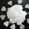 Confeti de Papel Corazón Blanco