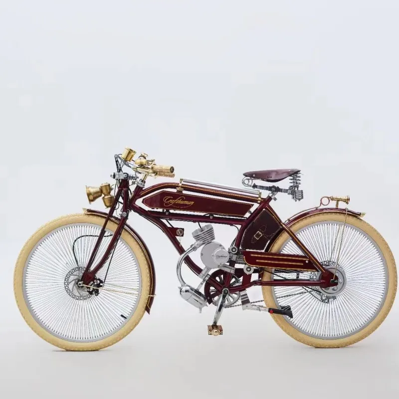 【中古】 New Old World FatMarley Crafthuman 1924 Power 48V 300W Electric Bicycle - Vintage Style