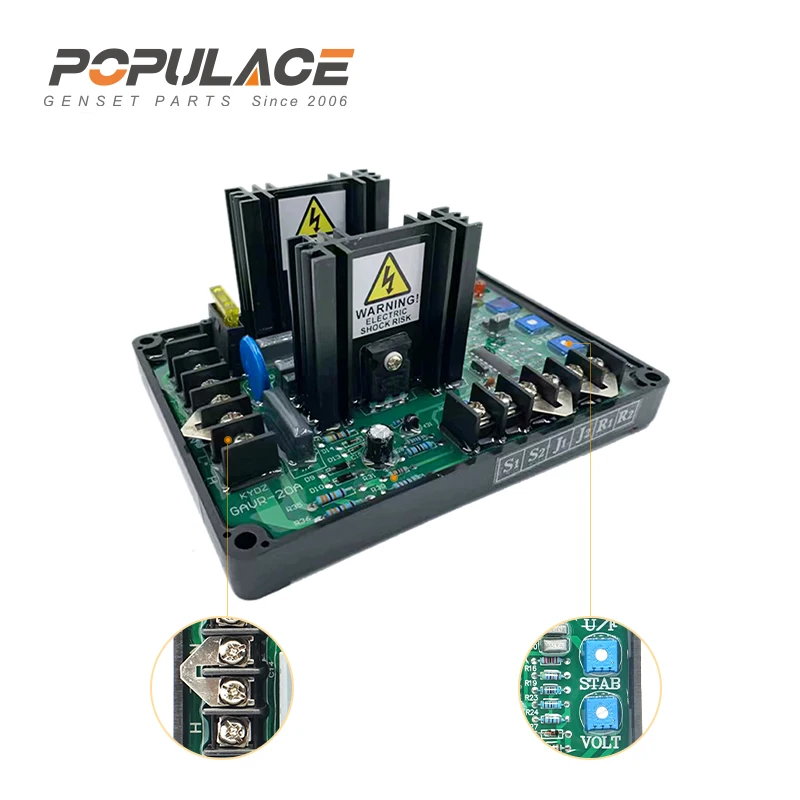 Generator AVR 20A Cheaper Price GAVR 20A Generator Universal Automatic Voltage Regulator Brushless AVR GAVR-20A supplier