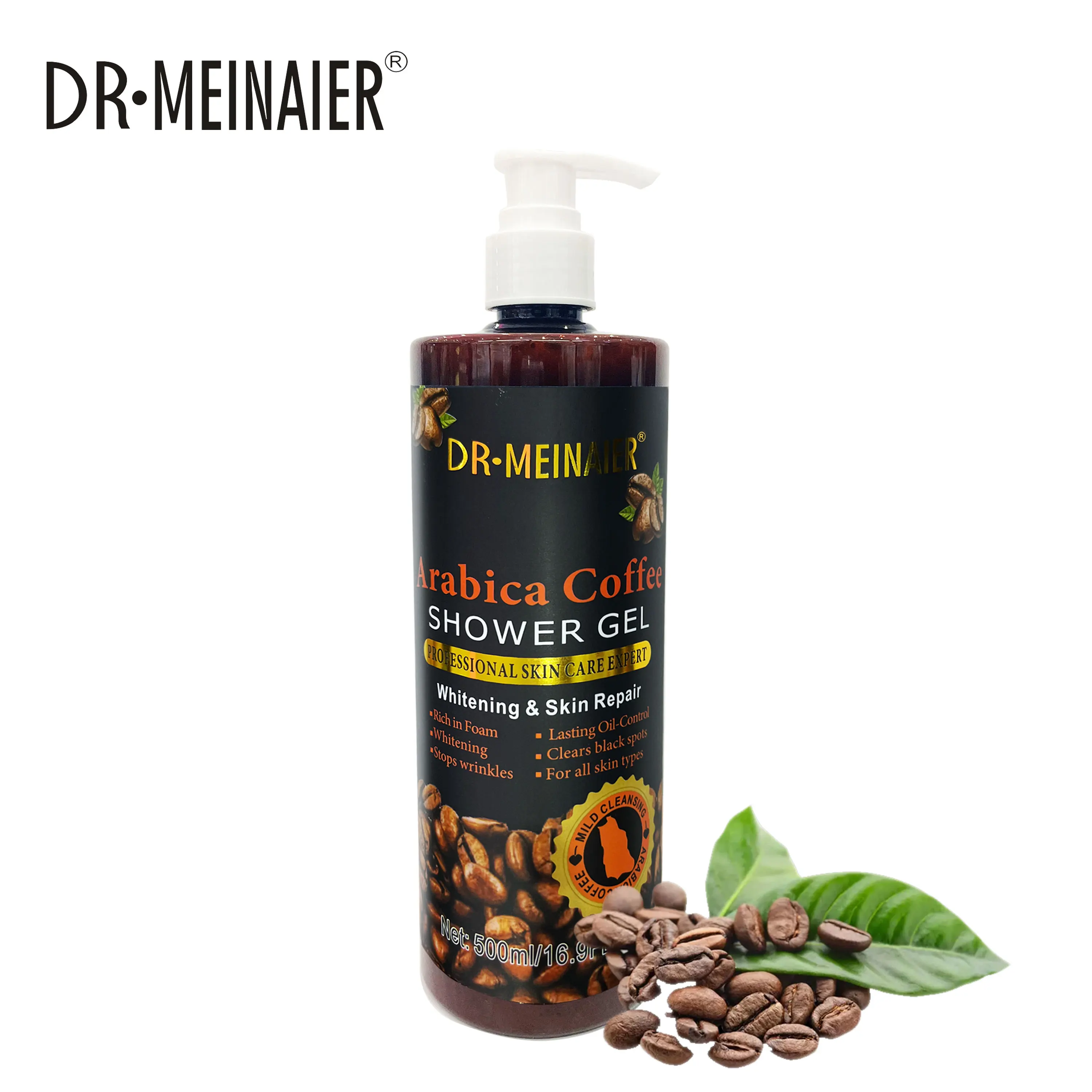 Body Wash Whitening Exfoliating Scrub Coffee Shower Gel Moisturize Nourish Bath Skincare