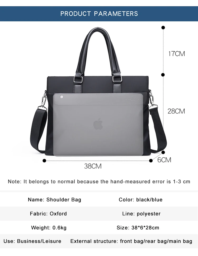 Business Multifunctional Storage Laptop Bag Men's Briefcase Large