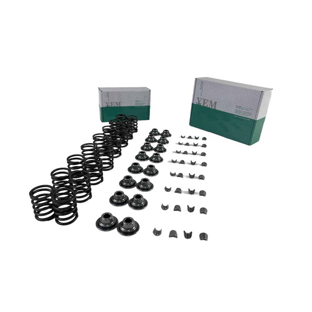 Valve Spring Kit Spring Seat & Retainer 4D55 Excavator for Mitsubishi Engine Spare Parts