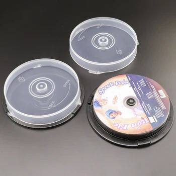 Manufacturer Plastic 10x Dvd+r Discs Blanks Cd R Portable Car Dvd Media Home Dvd Box 10PCS CD-R Case