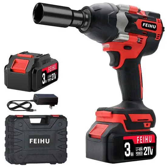 High Power 220V Electric Screwdriver Cordless Brushless Lithium Battery Impact Wrench Industrial Grade for DIY Wholesale