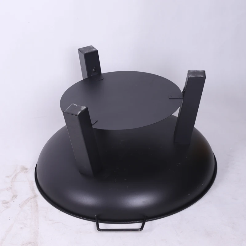 Large Outdoor Metal Portable Steel Fire Pit With 3 Legs for Camping-durable and Easy to Use supplier