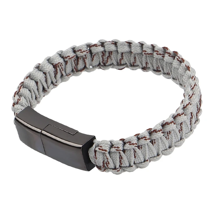 2021 популярная распродажа Высокое качество Быстрая зарядка Usb кабель парашютный Плетеный