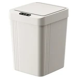 Intelligent Induction Trash Can with Automatic Lifting Lid Household Plastic for Living Room Toilet Bedroom