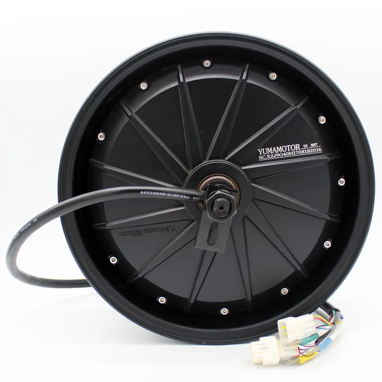 12inch Powerful 1004000w Brushless Dc Wheel Hub Motor 72v For E