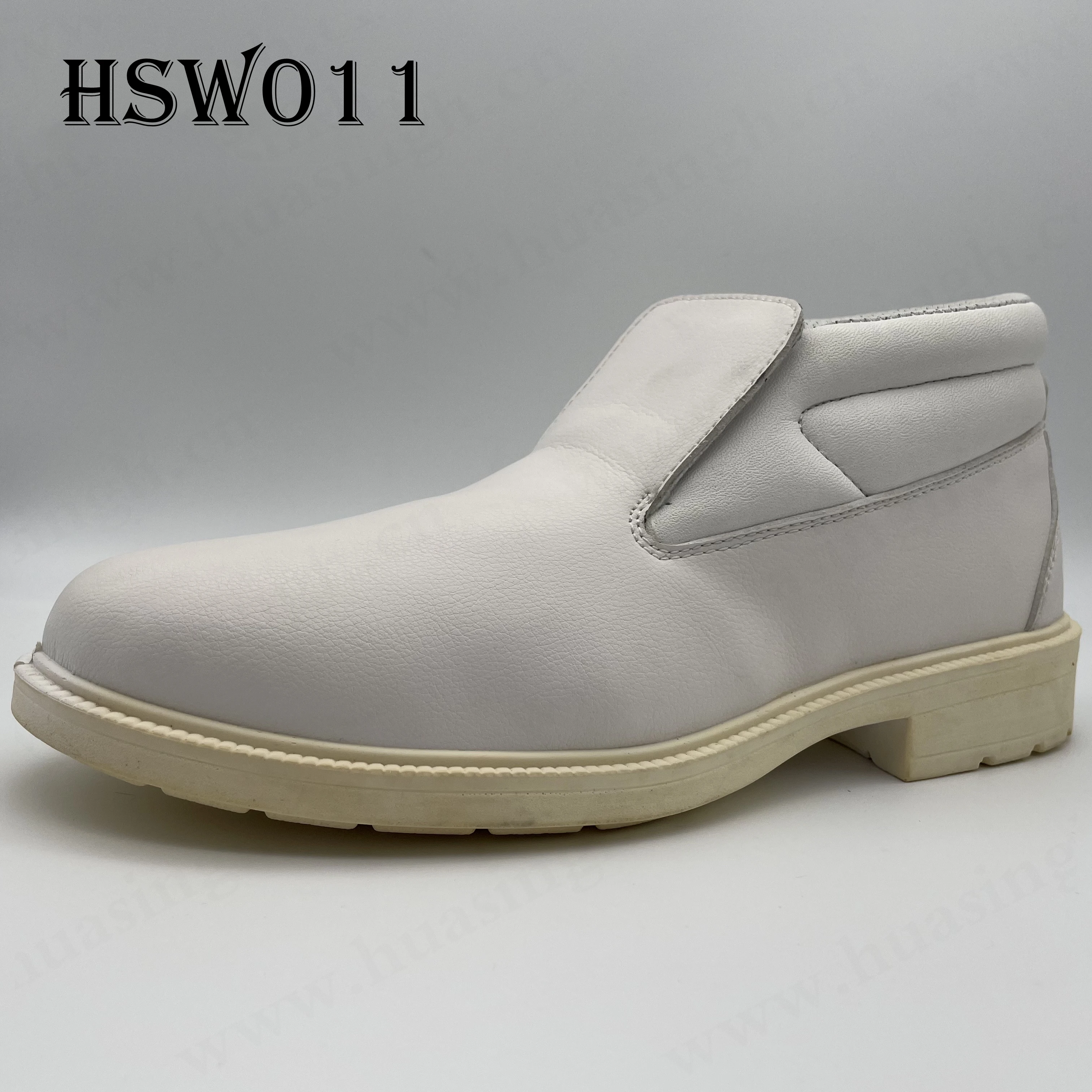 LXG,food Factory Staff Pull-on Style Oil and slip Resistant Safety Shoes Chemical Lab Anti Acid Proof Work Shoes HSW011