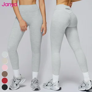Janya No Front Seam Breathable Quick Dry Four-Way Stretch Tummy Control Tight Fitness Sports Leggings High Waist Yoga Leggings