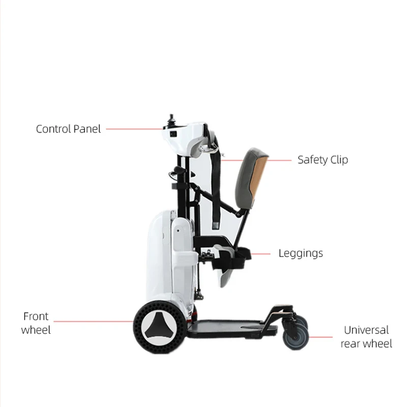 Electric Assist Standing Wheelchair Auto folding with Smart App Lifting assist power chair for the Hemiplegia patient manufacture