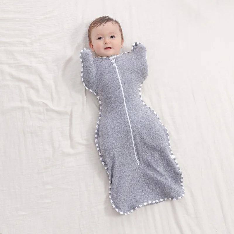 Newborn Jersey Rayon Sleepwear Long Sleeve Baby Sleeping Bag Custom
