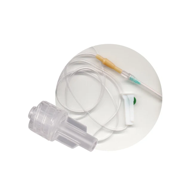 winged male luer lock connector ABS For extending catheter connections in infusion sets Medical accessories