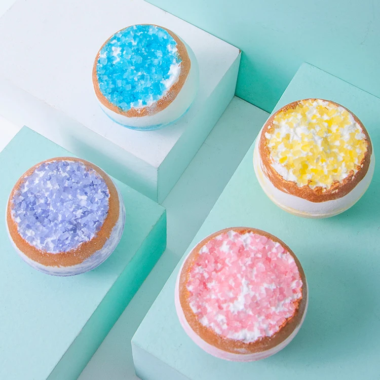 Высокое качество, все натуральные ингредиенты, пузырьковая веганская красочная соль Epsom, исцеляющая соль, кристаллы, шарики для бомб для ванны 2