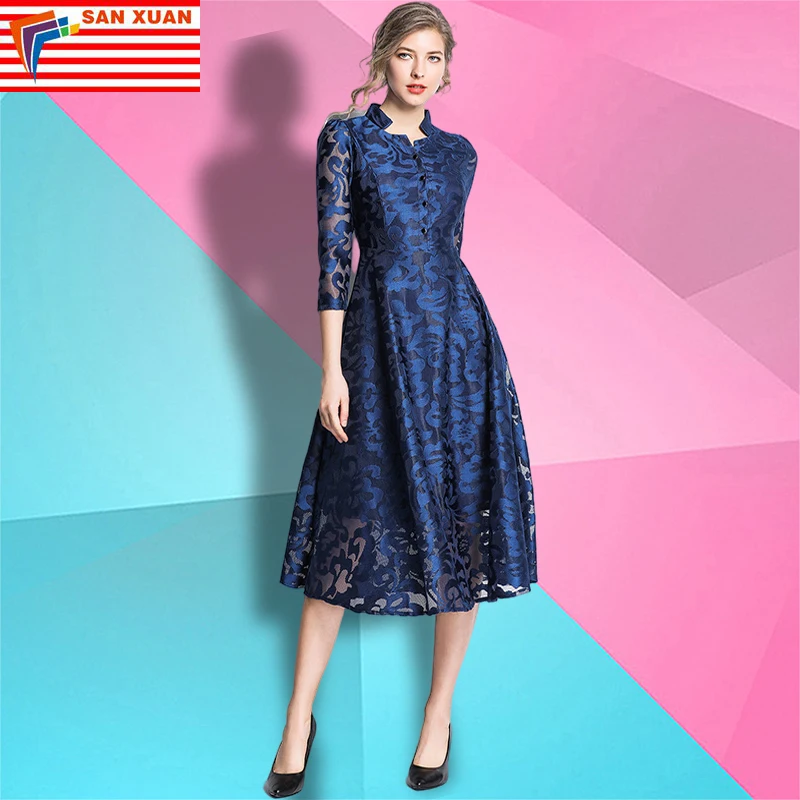 Vestidos Elegantes Retro De Encaje Para Mujer,Ropa Adelgazante De Manga De  Siete Cuartos,Venta Al Por Mayor,Novedad De 2022 - Buy Ropa Americana,Damas,Fabricantes  De Ropa De Product on Alibaba.com