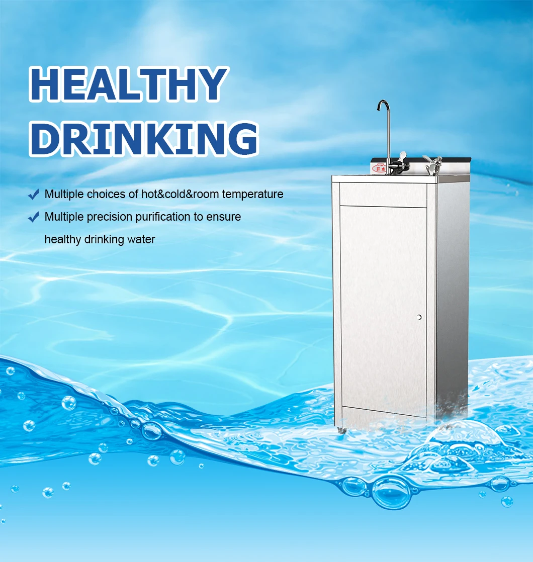 Hot sale factory supply commercial water cooler dispenser floor standing drinking fountain for school supplier