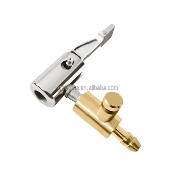 Tire Repair Tools Zinc Alloy Air Inflator Connector Brass Clip-on Valve Car Track Tyre Airline Inflatable Pump Vehicle