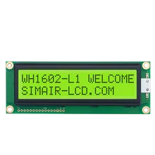 WH1602 Character LCD Display Module LCD 1602 Display Module Monochrome in Stock with LED Backlight