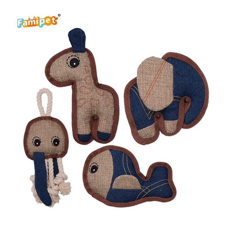 Famipet Custom Design Stuffed Puppy Juguetes Para Perros Pet Dog