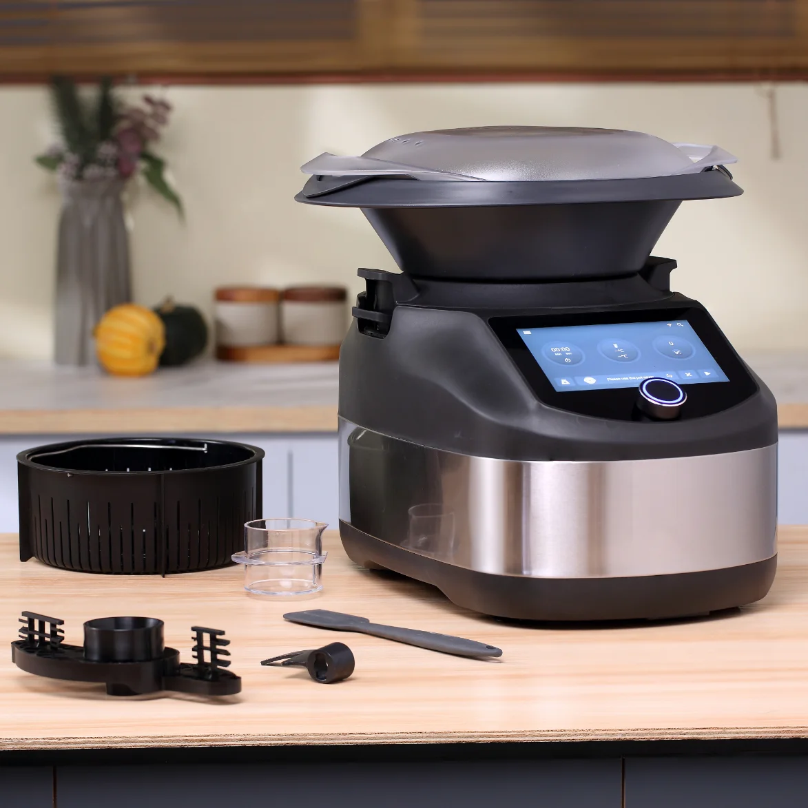 Multi-function Thermomixer Electric Smart Kitchen All in One Cooking  Robot Food Processor