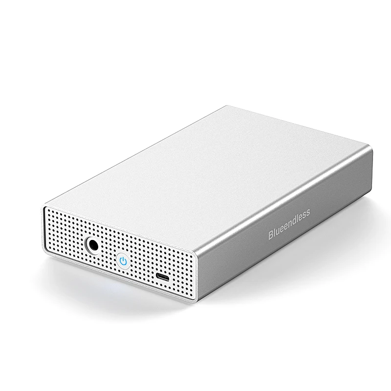 Portable SATA 3.5 HDD Hard Disk Drive External Enclosure USB 3.0 to PC Case With Powered