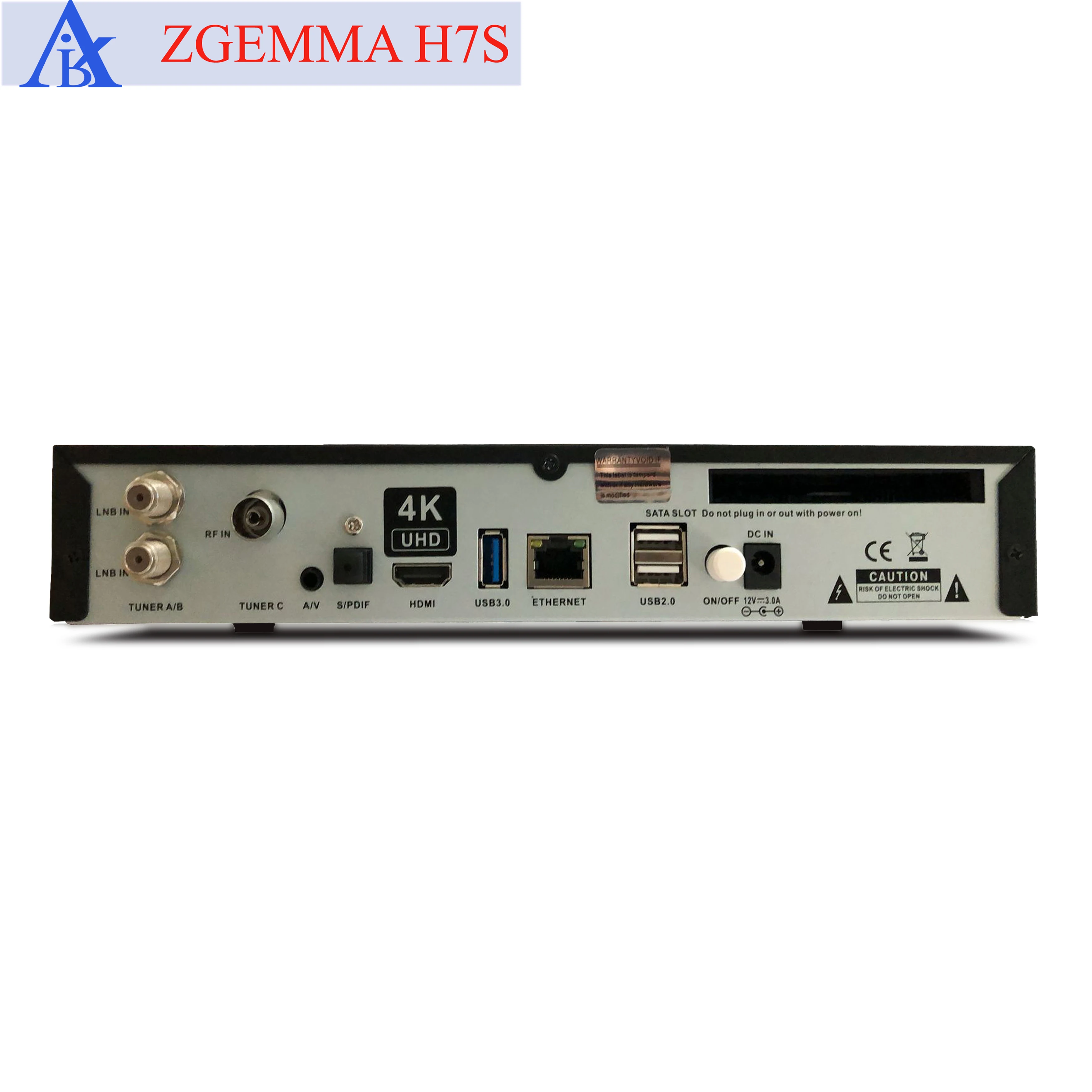 4K Digital Receiver Twin Dvb S2x + Dvb C/t2 Zgemma H7s