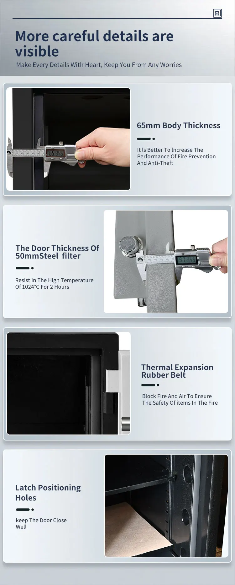 CEQSAFE Office Automatic Digital Security Fireproof Smart 2 Hours Safe Box supplier