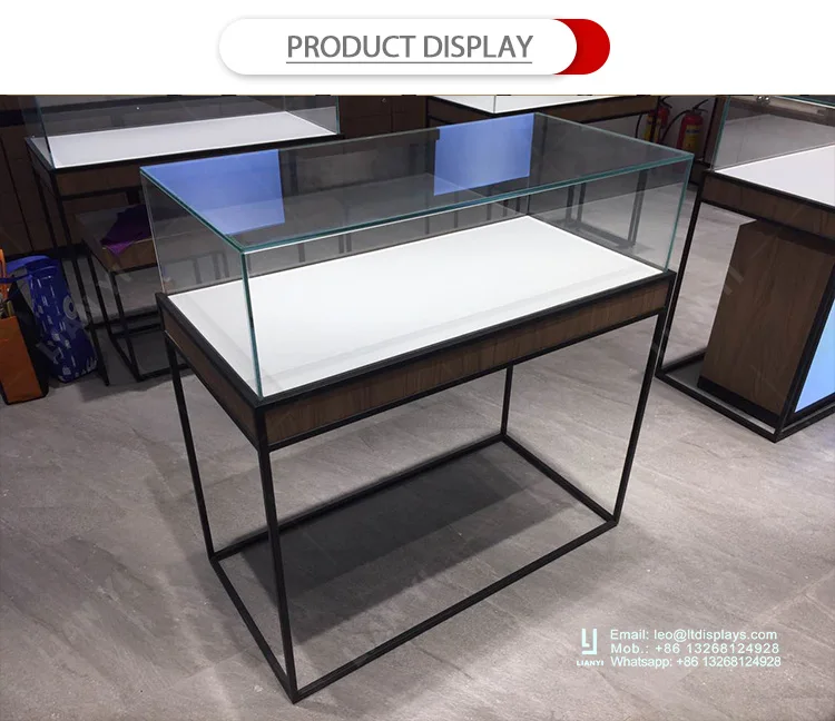 Wooden Watch Store Showcase Vitrine Display Table Cabinet for Watches ...