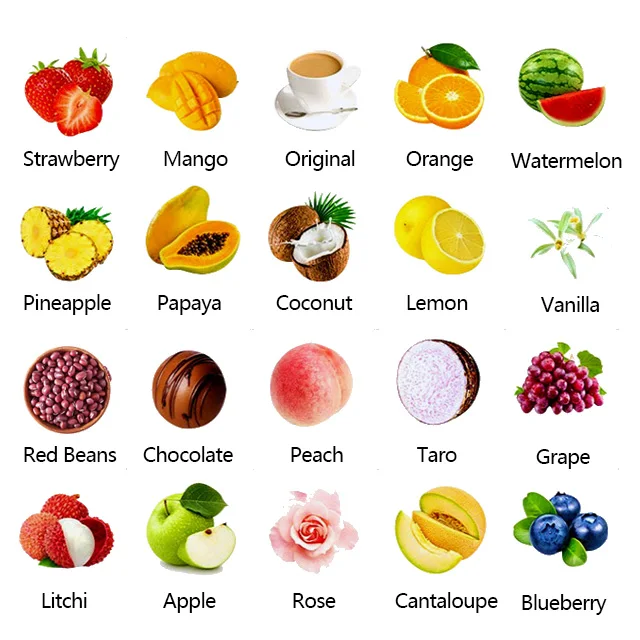 Vanilla Fruit Juice Powder Natural 1kg Extract Sweet Vanilla Flavor for Milk Tea Milkshake Beverage Cake