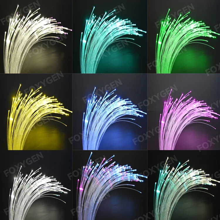 Led Fiber Optic Ceiling Decoration Materials Starlight Panels Kit 16W RGBW LED Fiber Optic for Ceiling Tiles Stretch Ceiling factory