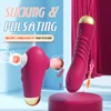Rosso (Vibratore a Proiettile Pulsante con Telecomando)