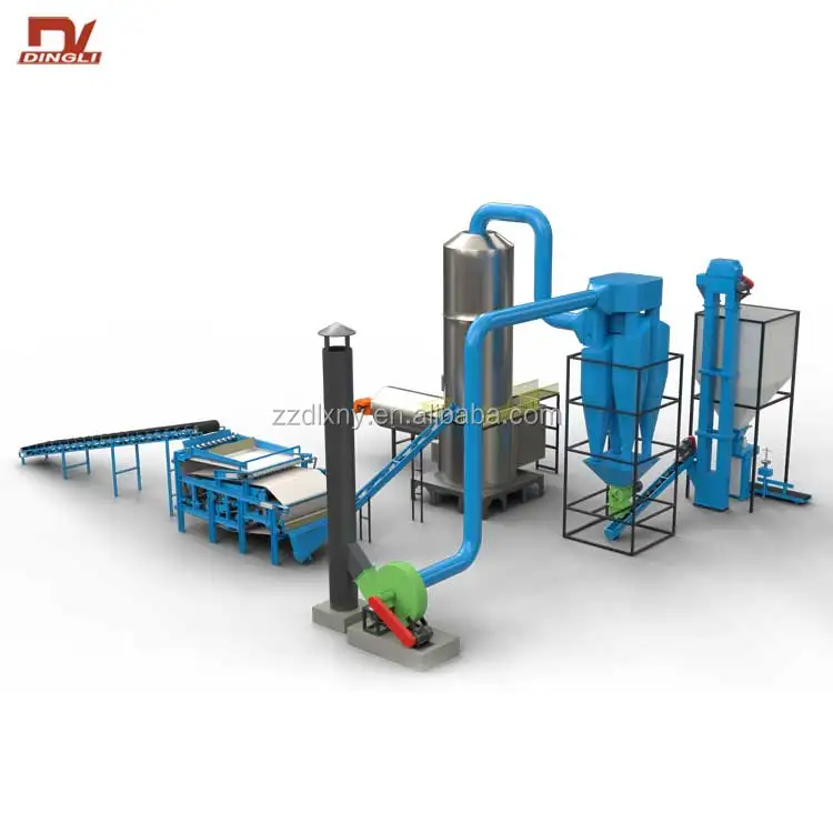 Хорошее качество пшеничный крахмал вращающаяся вспышка сушилка для продажи