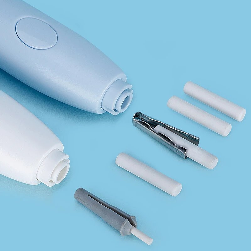 Электрические канцелярские товары с логотипом на заказ подарок для детей Электрический Роторный ластик простой в захвате оптовая продажа дешево школы и офиса