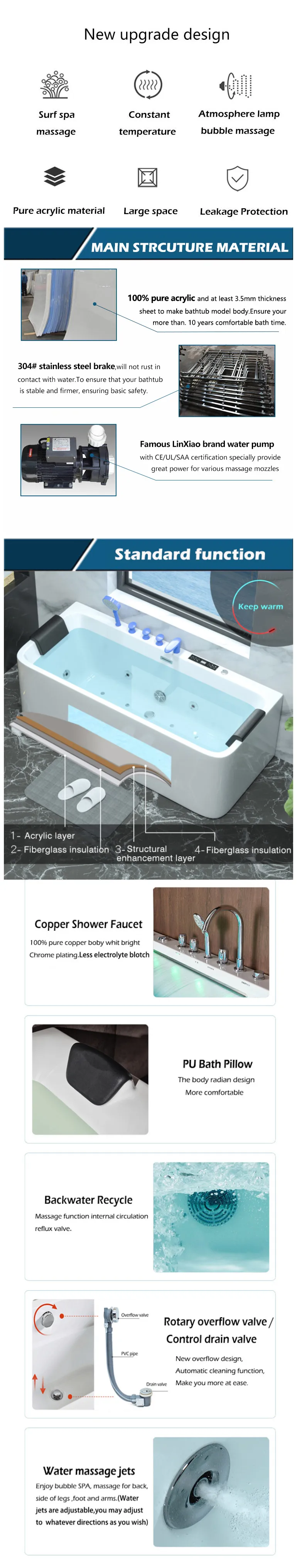 Bathroom corner heart shaped cheap indoor whirlpool hot bath tubs bathtubs with cheap prices