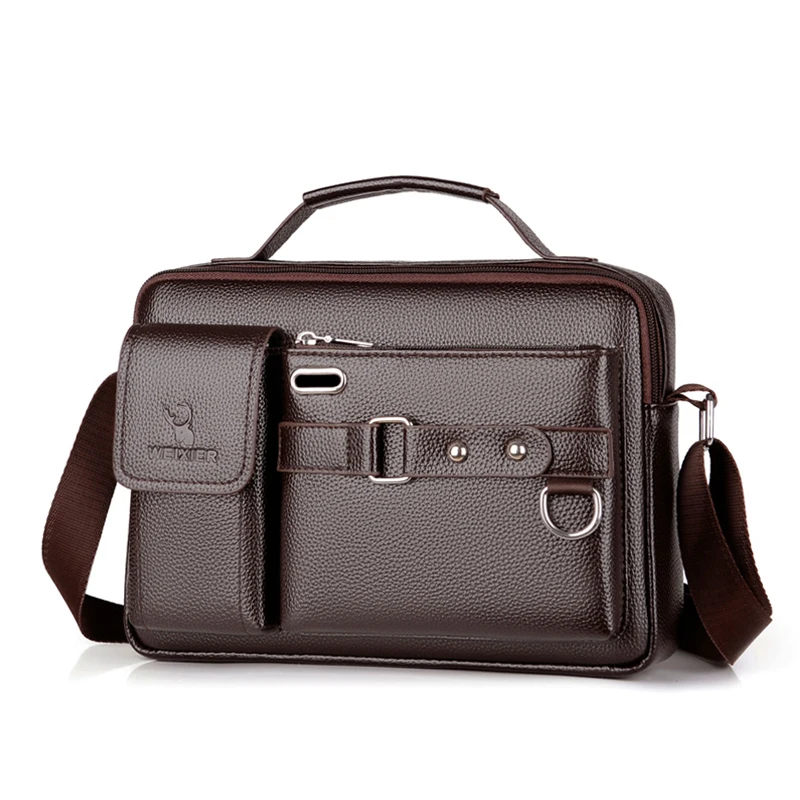 COSCOOA Shoulder Bag for Men Leather Man Bag Man Purse Crossbody Bags for  Men Handbag Bag Messenger Satchel Travel bag