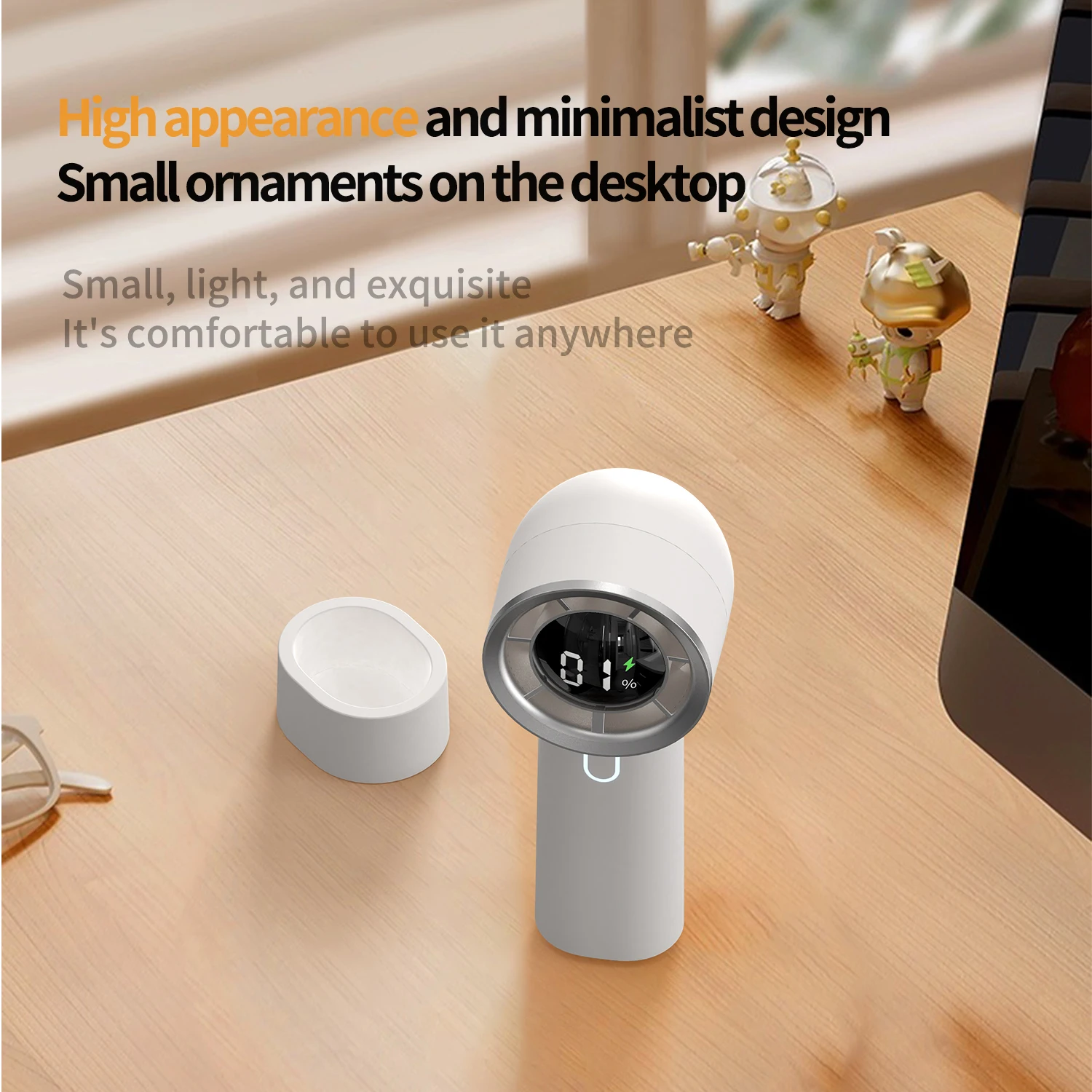 YONGYUAN High Speed Fan Desktop Handheld Small Fan Mini Electric Battery Desk Hand Held Hand Rechargeable Mini Fan