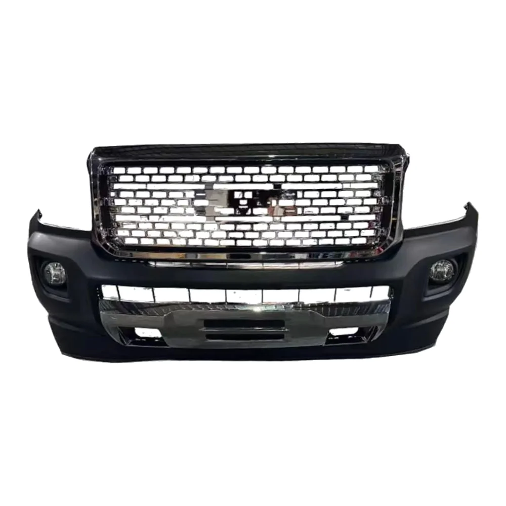KEBEL High Quality Front Bumper Kit with Chrome Grille Car Bumpers for GMC Canyon 2015-2020